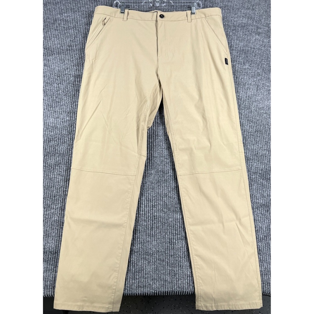 Oakley Pants Mens 38x31 Beige Chino Regular Fit Performance Casual Golf Outdoor